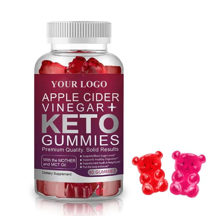 Private Label Apple Cider Vinegar Gummy Plus Keto Fat Burner &amp; Weight Loss Candy Diet Supplement