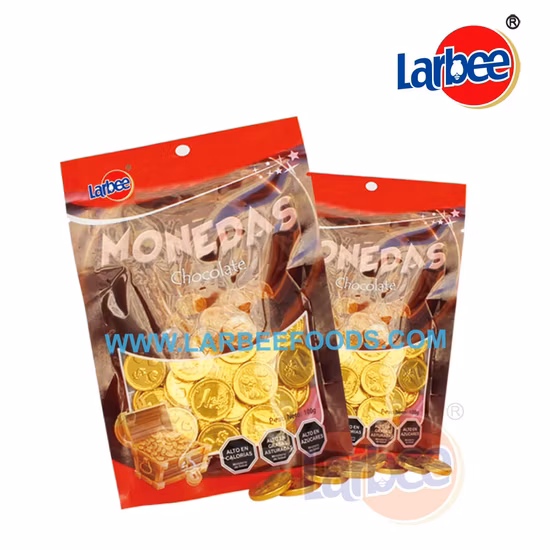 High Quality Sweet Gold Coins Chocolate in Bags for Kids