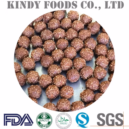 Fancy Milk Choco Crispy Wafer Biscuit Wafer Ball Chocolate OEM