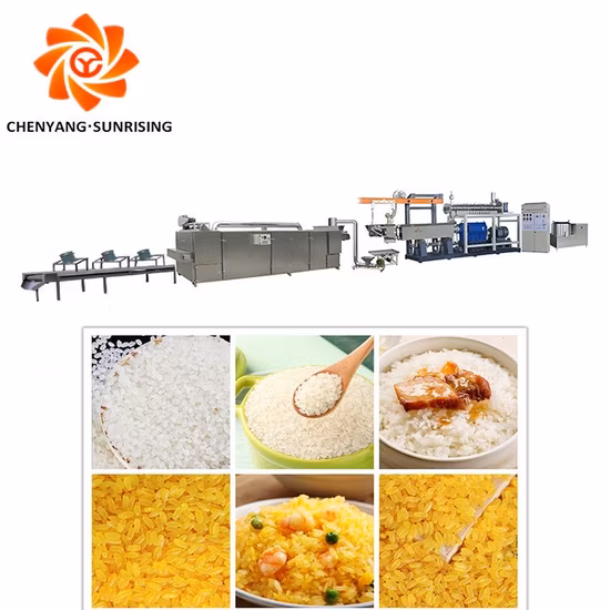 Nutritious Rice Mill Machinery Artificial Rice Making Machine Production Line 500kg/H Manufacturer in China