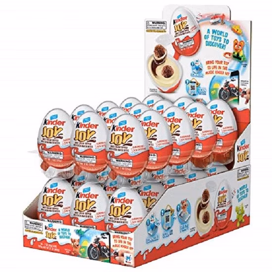 Supplier Custom Halal Surprise Egg Biscuit Toy Candy Chocolate Egg Biscuit